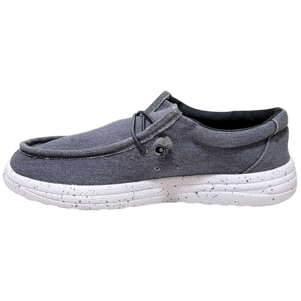 Lamo Men Paul Slip On Casual Sneakers Size US 9 Charcoal Grey Canvas